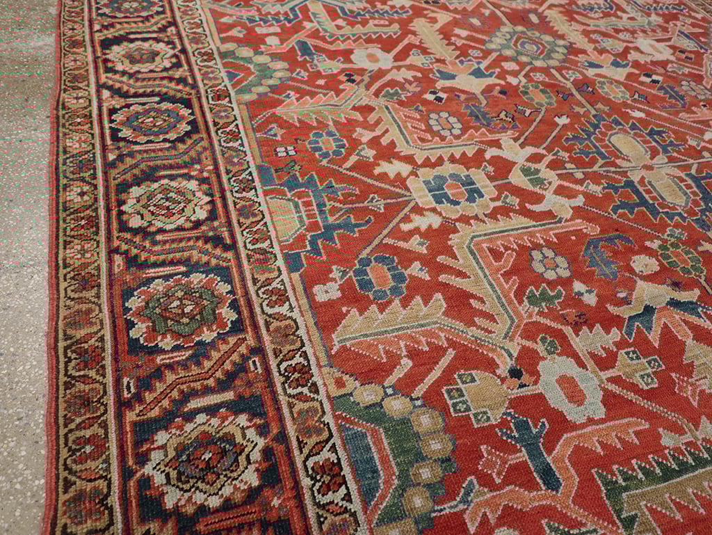 Antique heriz Carpet - # 57974