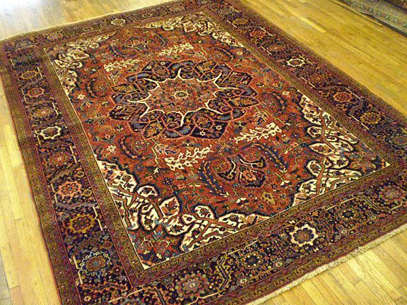 Antique heriz Carpet - # 5808