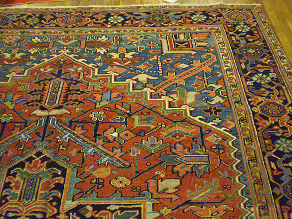Antique heriz Carpet - # 5809
