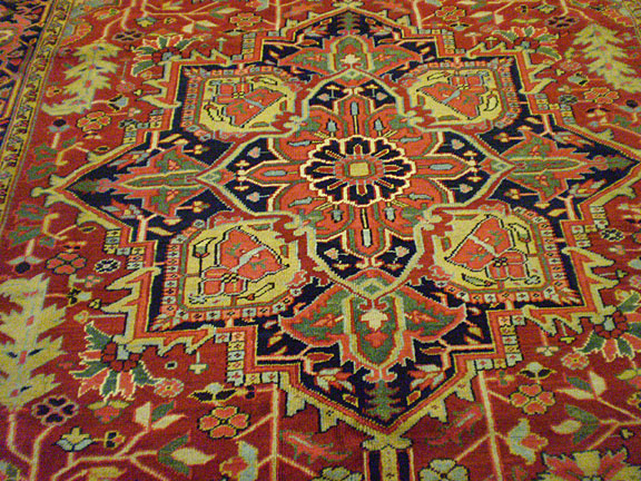 Antique heriz Carpet - # 5811