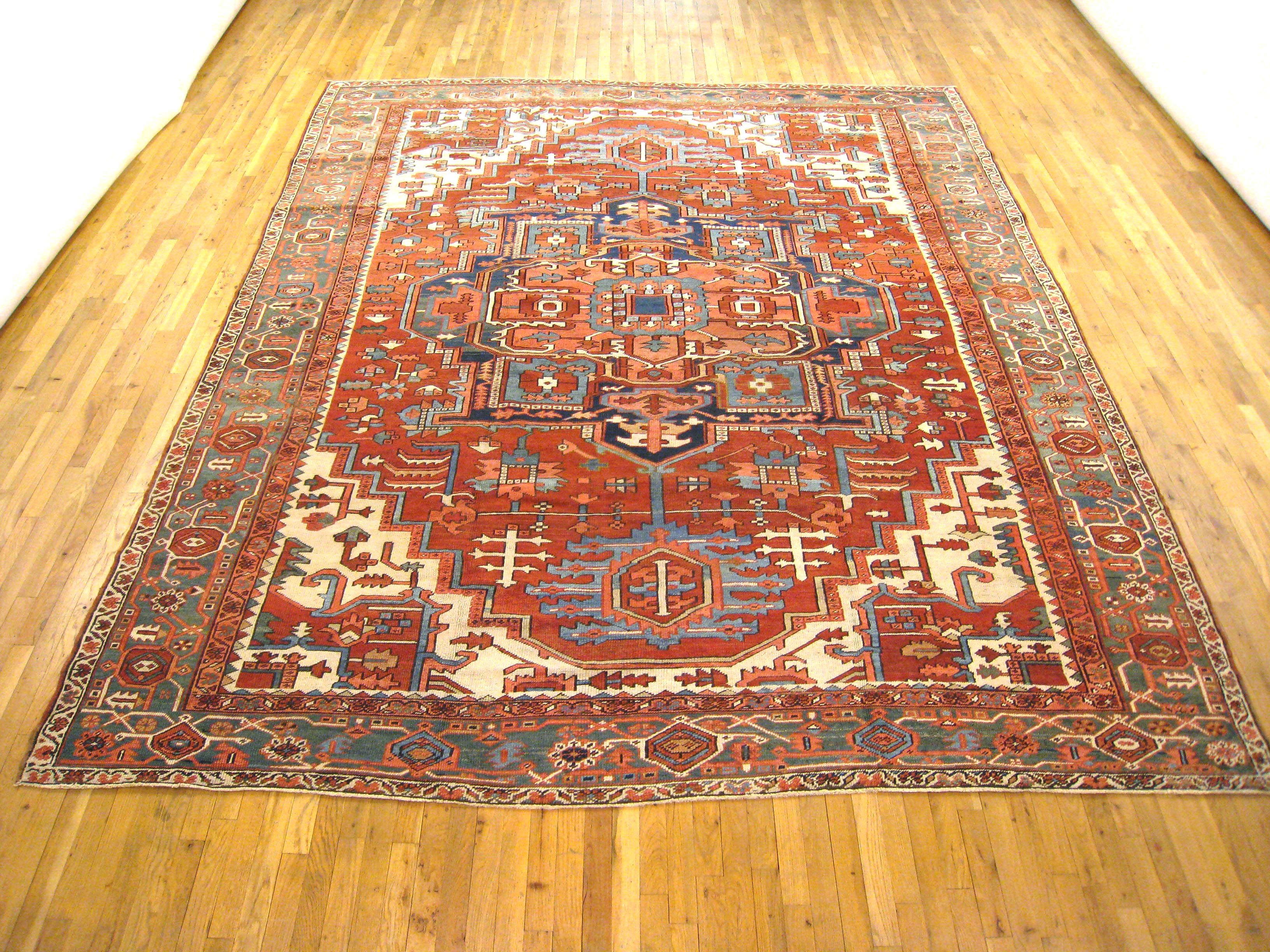Antique heriz Carpet - # 58146