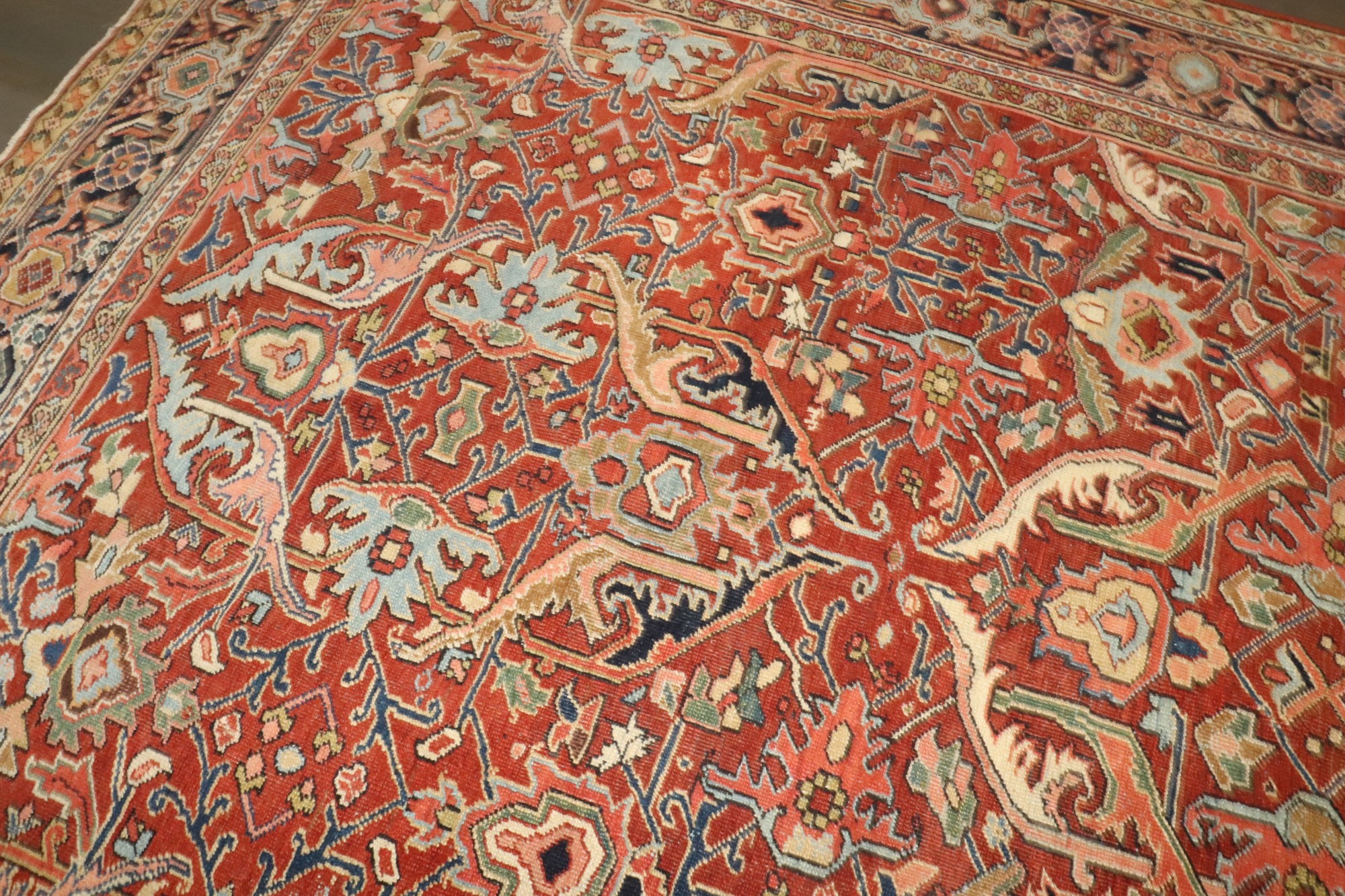 Antique heriz Carpet - # 58155