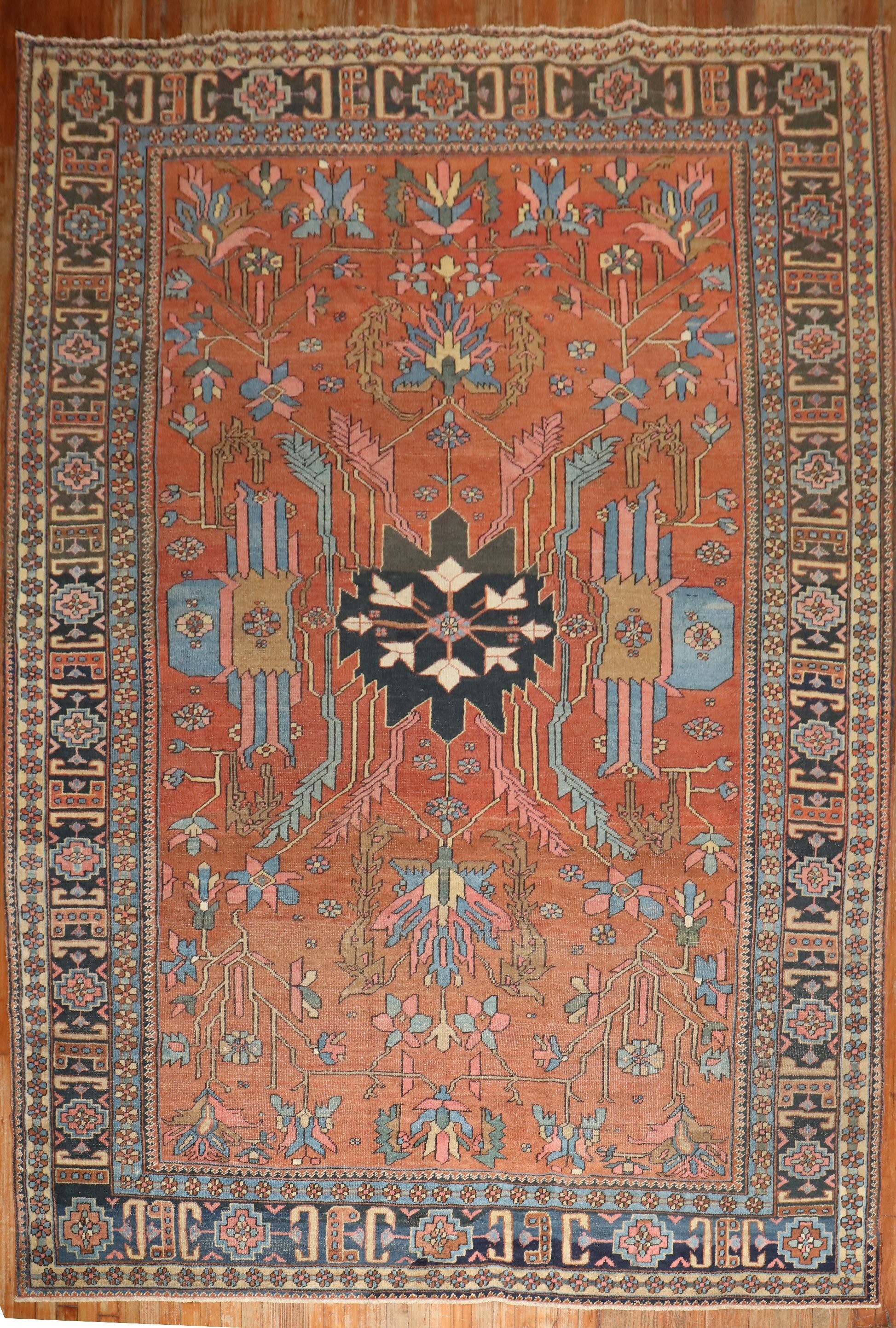 Antique heriz Carpet - # 58157