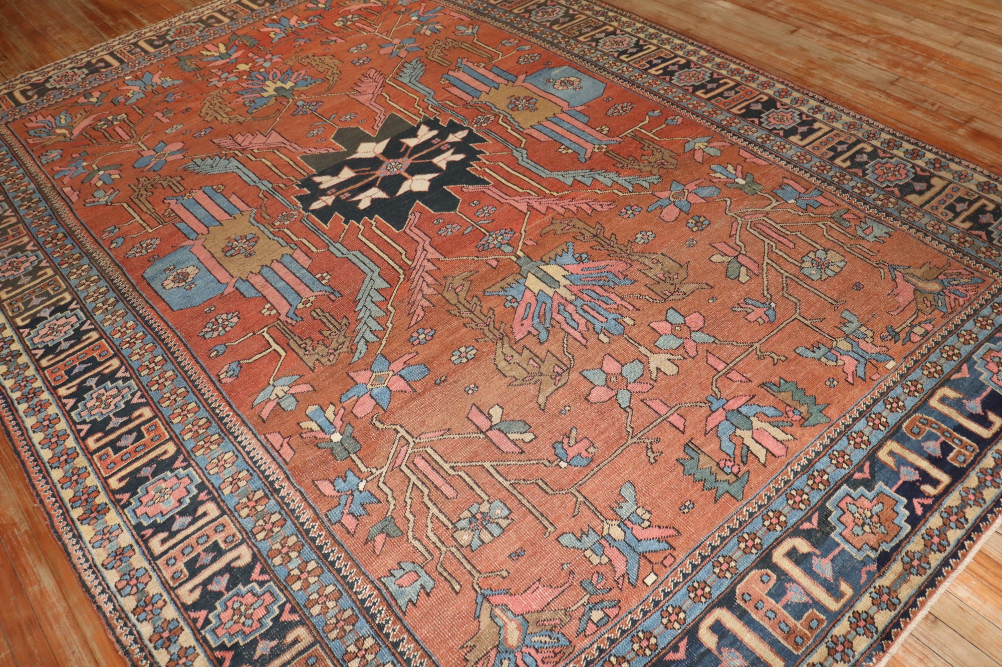 Antique heriz Carpet - # 58157