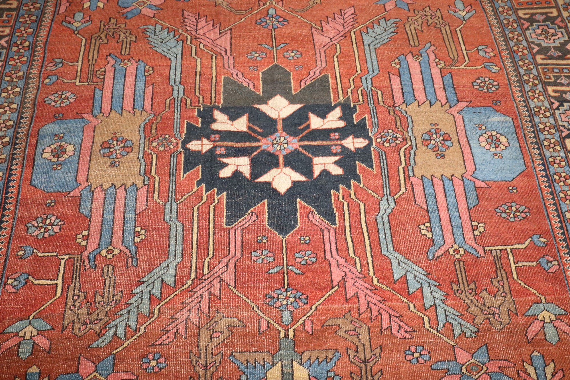 Antique heriz Carpet - # 58157