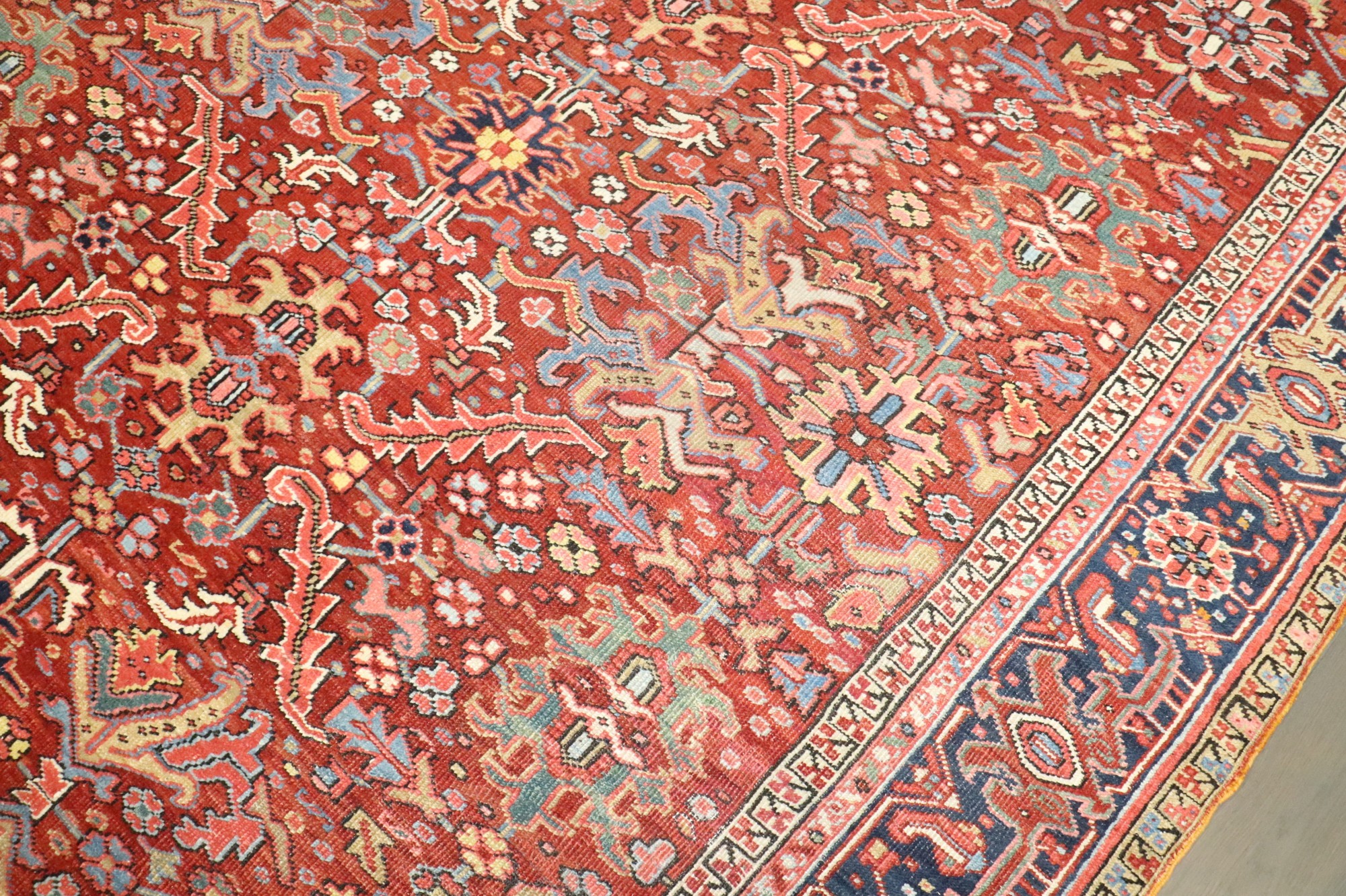 Antique heriz Carpet - # 58158