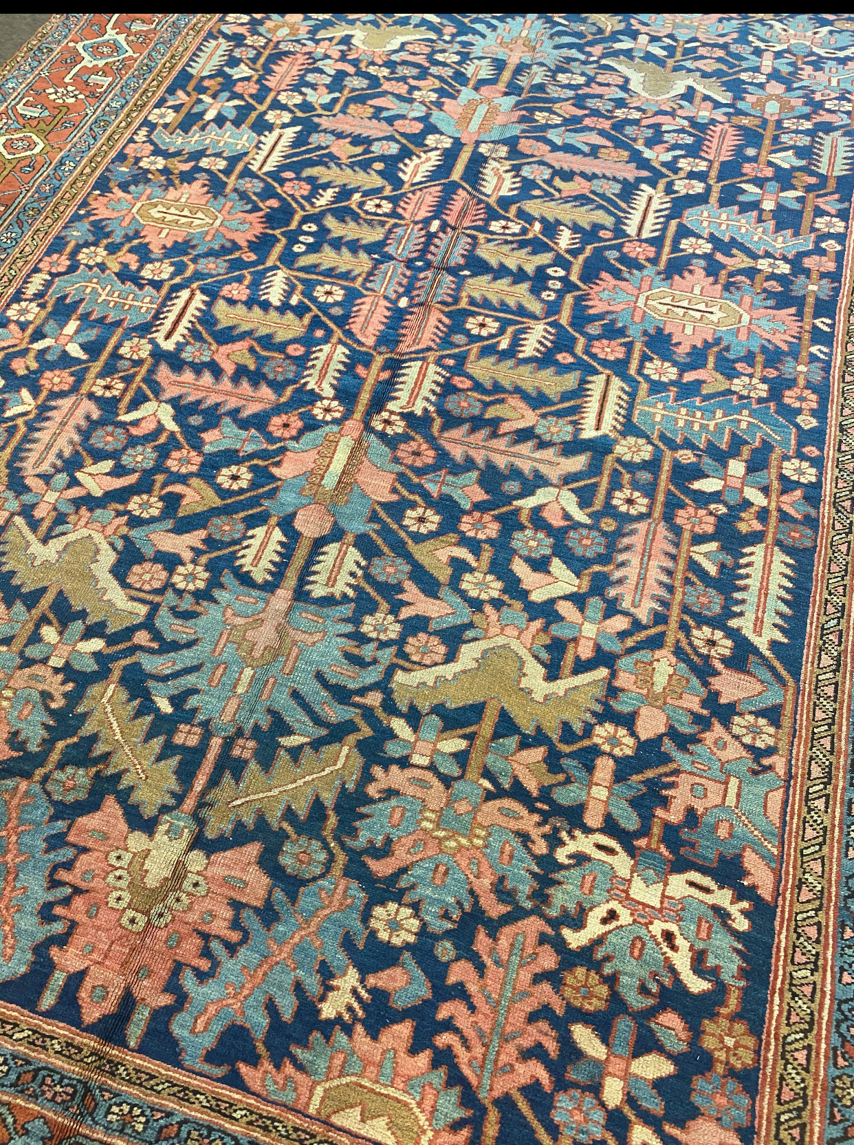 Antique heriz Carpet - # 58160