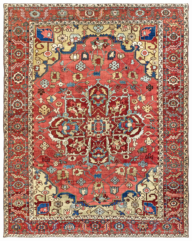 Antique heriz Carpet - # 58163