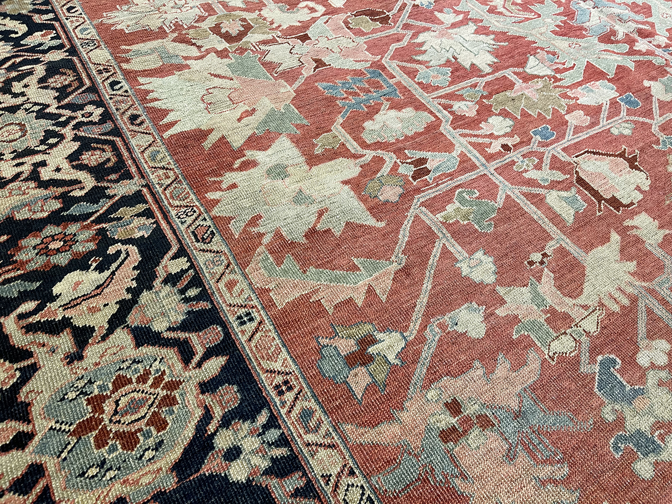 Antique heriz Carpet - # 58164