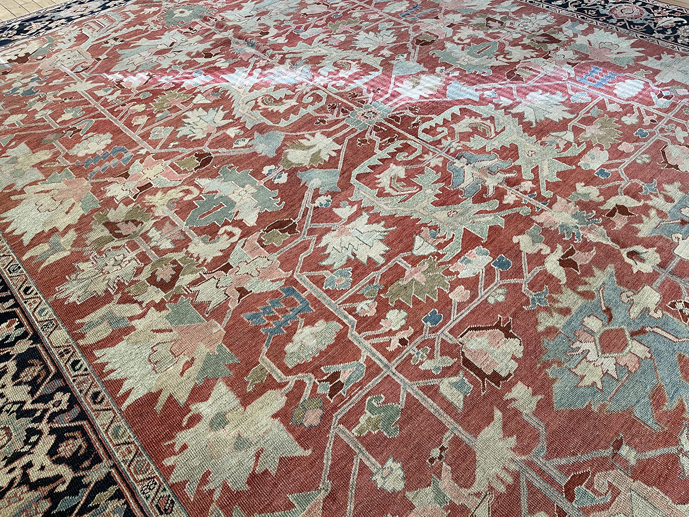 Antique heriz Carpet - # 58164