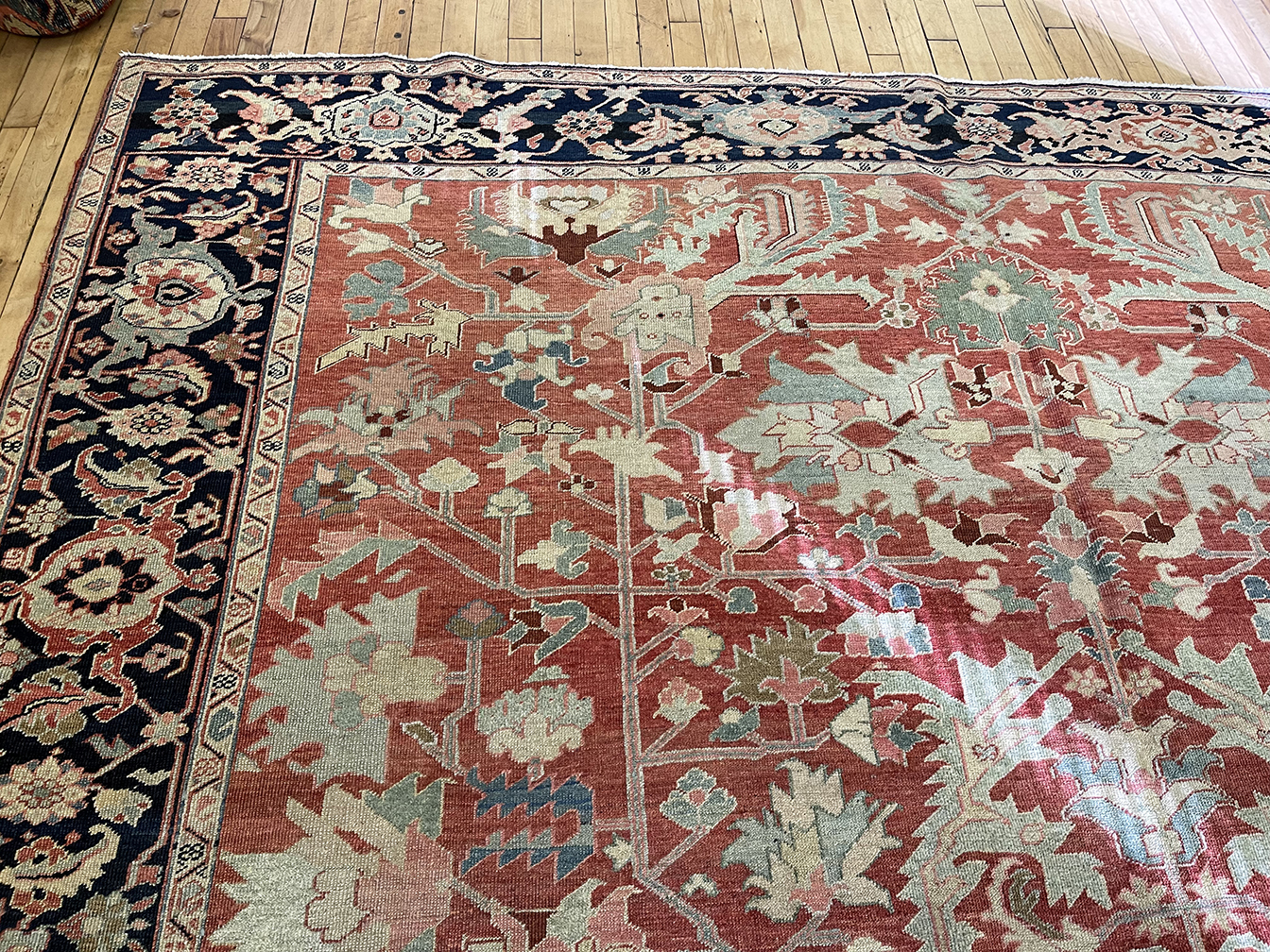 Antique heriz Carpet - # 58164