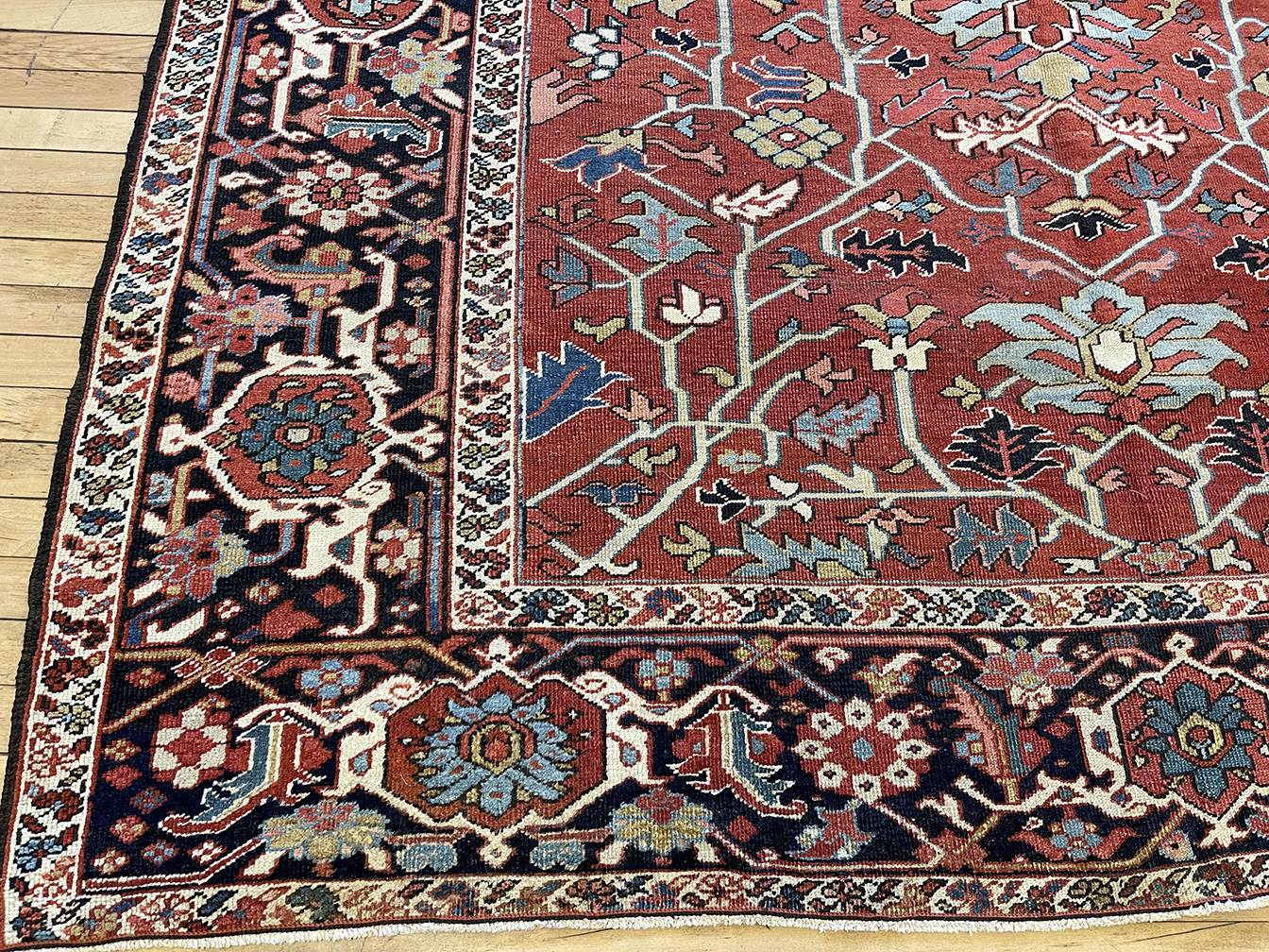Antique heriz Carpet - # 58167