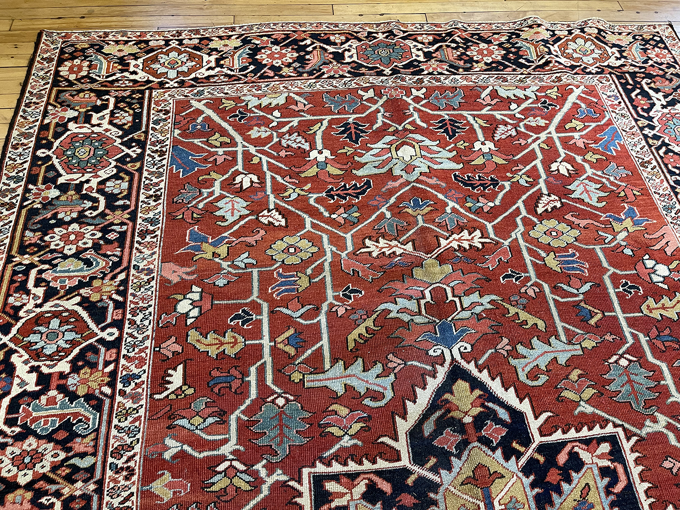 Antique heriz Carpet - # 58167