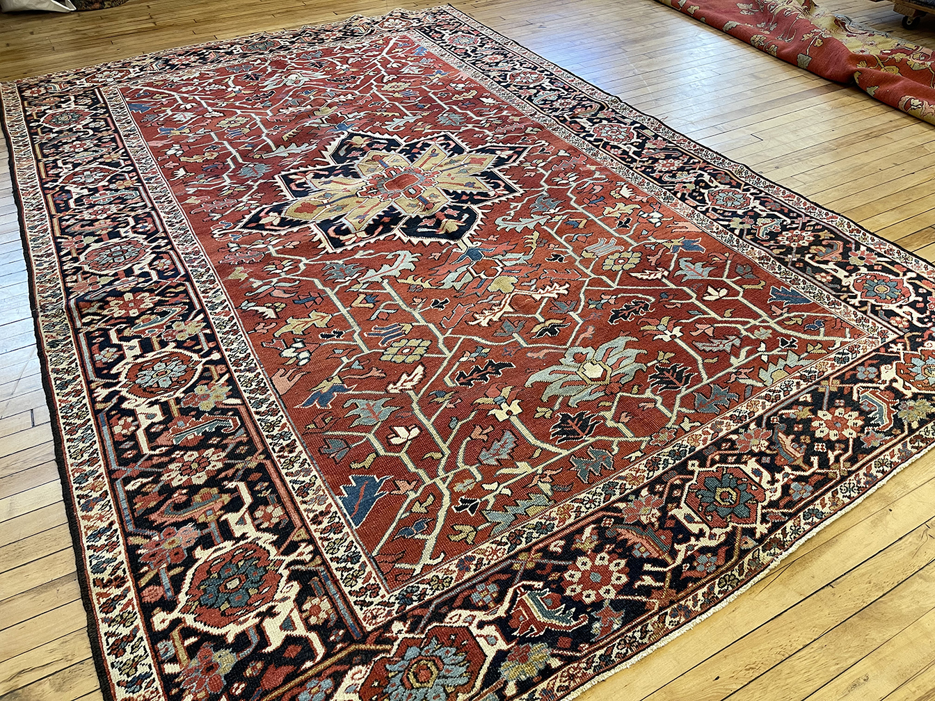 Antique heriz Carpet - # 58167