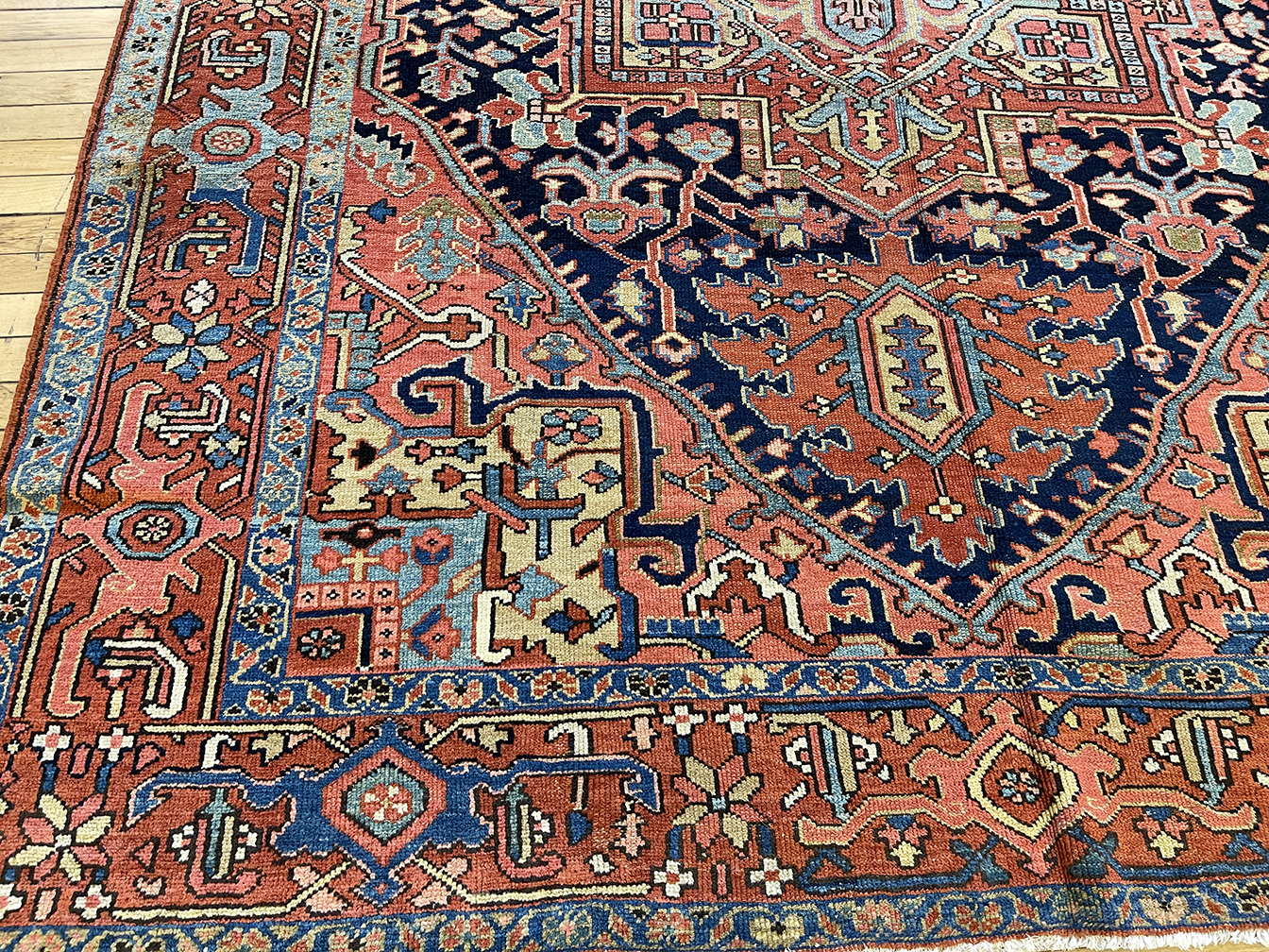 Antique heriz Carpet - # 58168