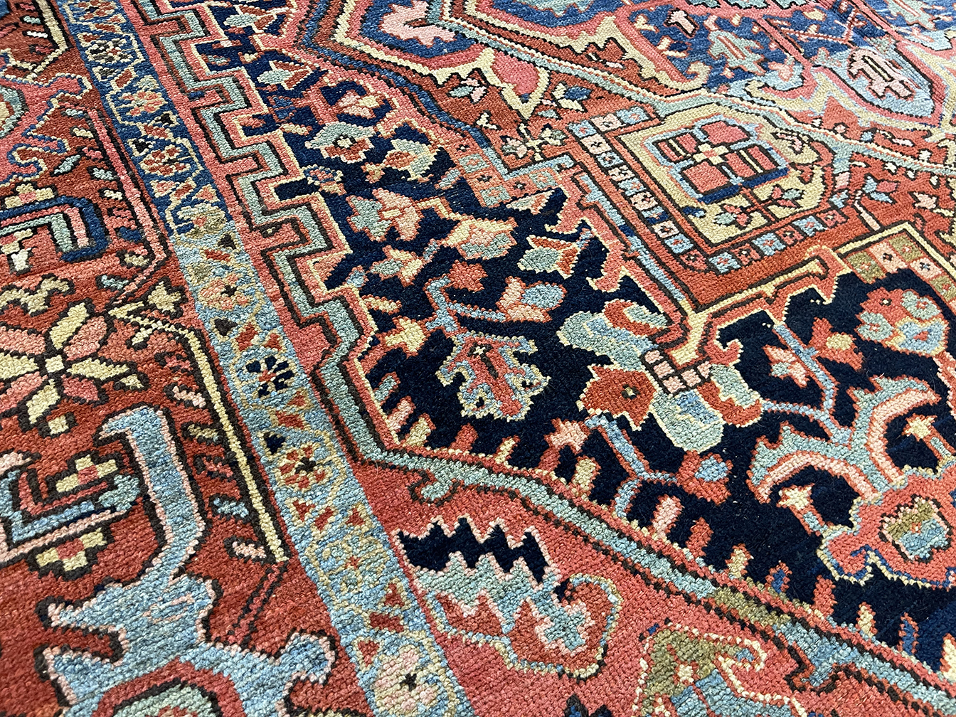 Antique heriz Carpet - # 58168