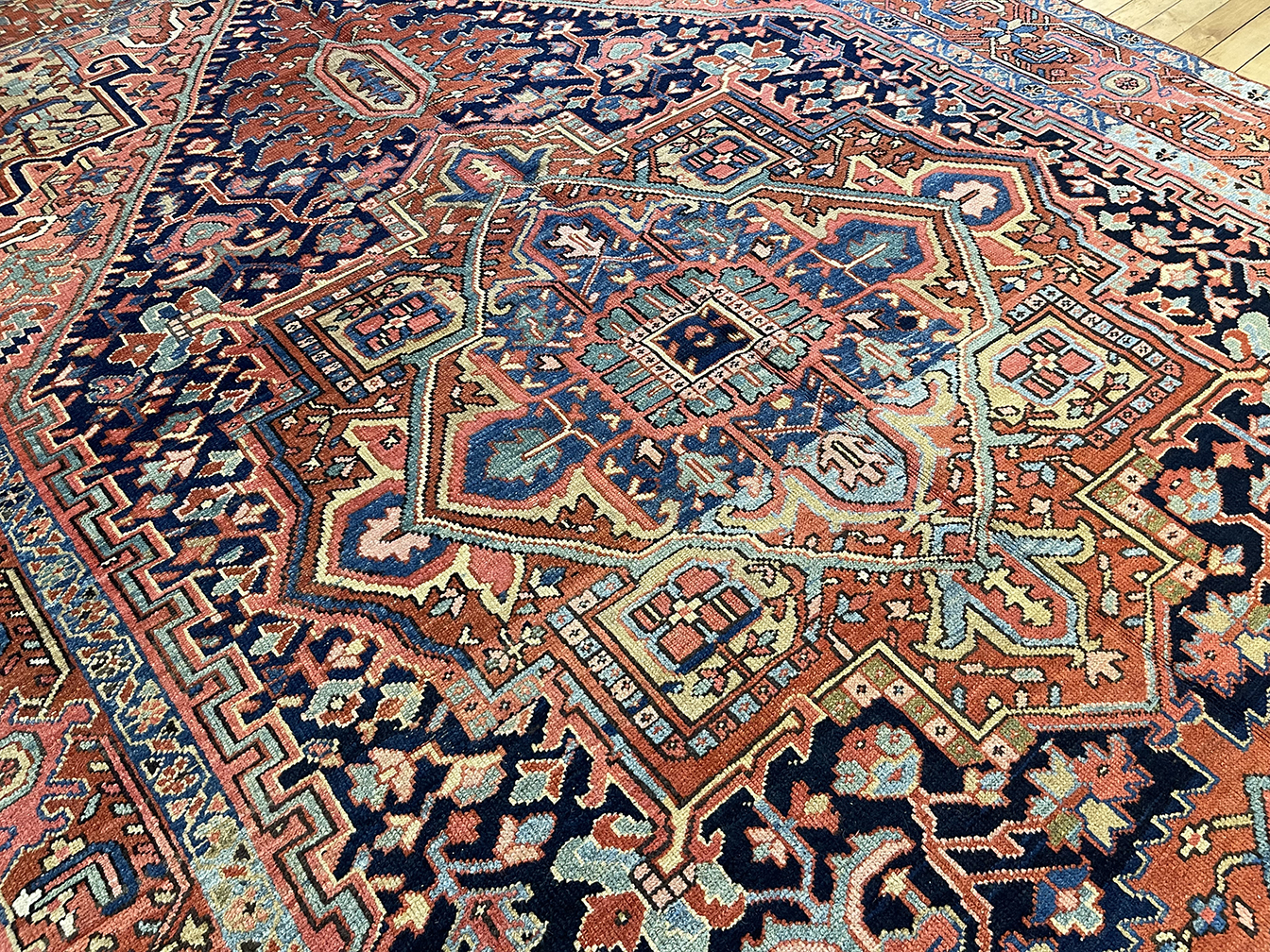 Antique heriz Carpet - # 58168