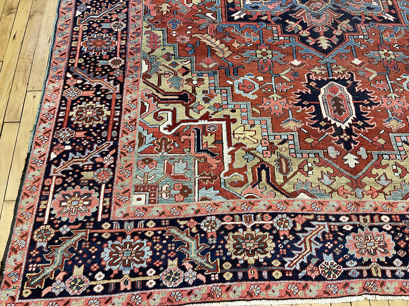 Antique heriz Carpet - # 58171