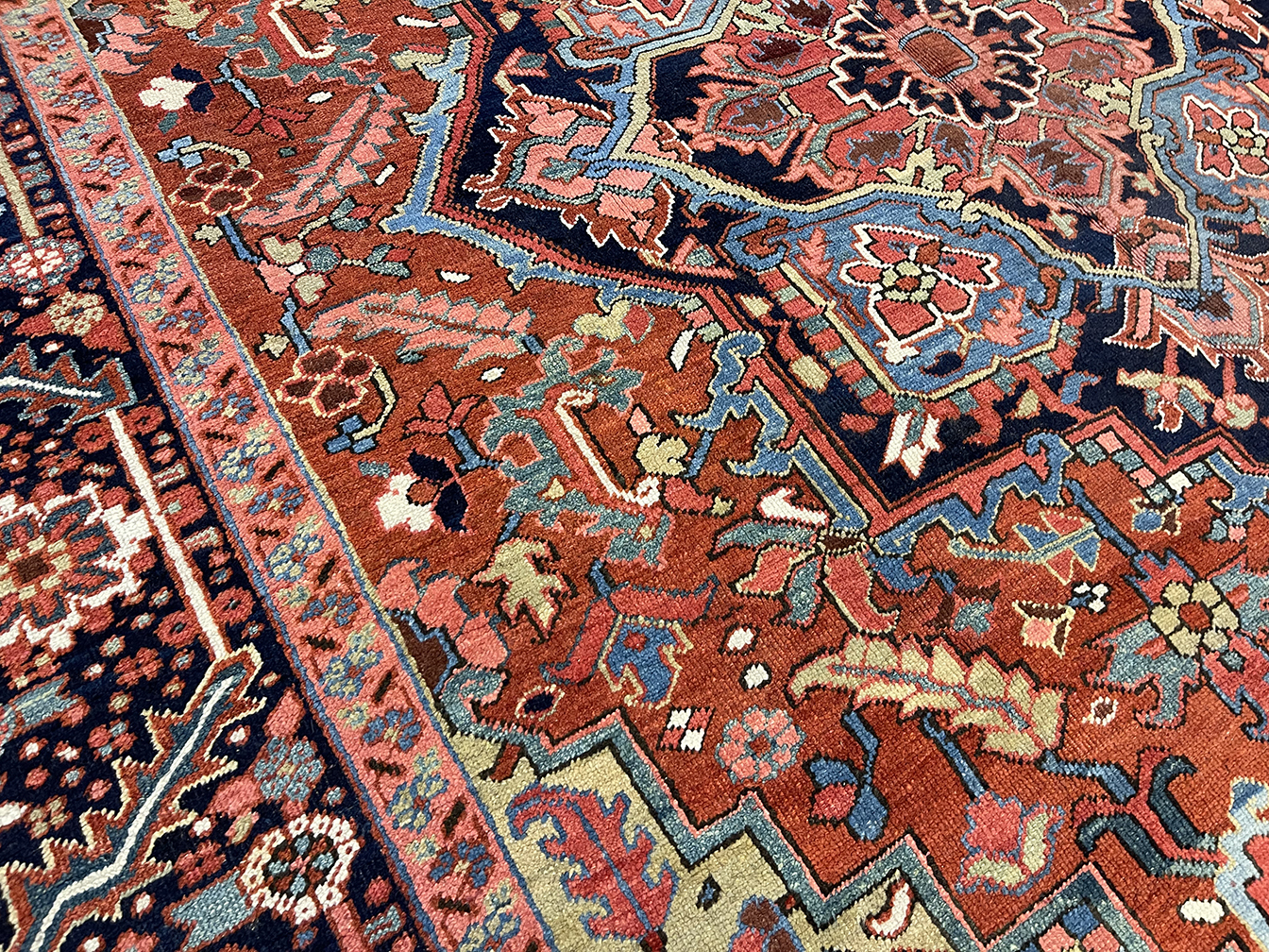 Antique heriz Carpet - # 58171