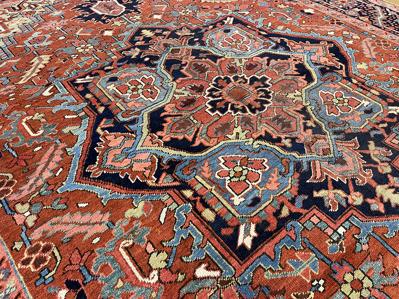 Antique heriz Carpet - # 58171