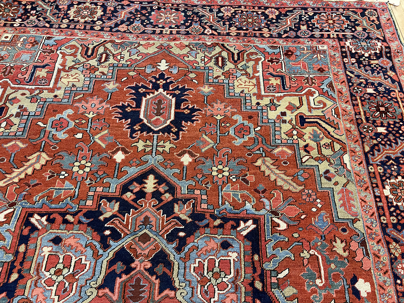Antique heriz Carpet - # 58171