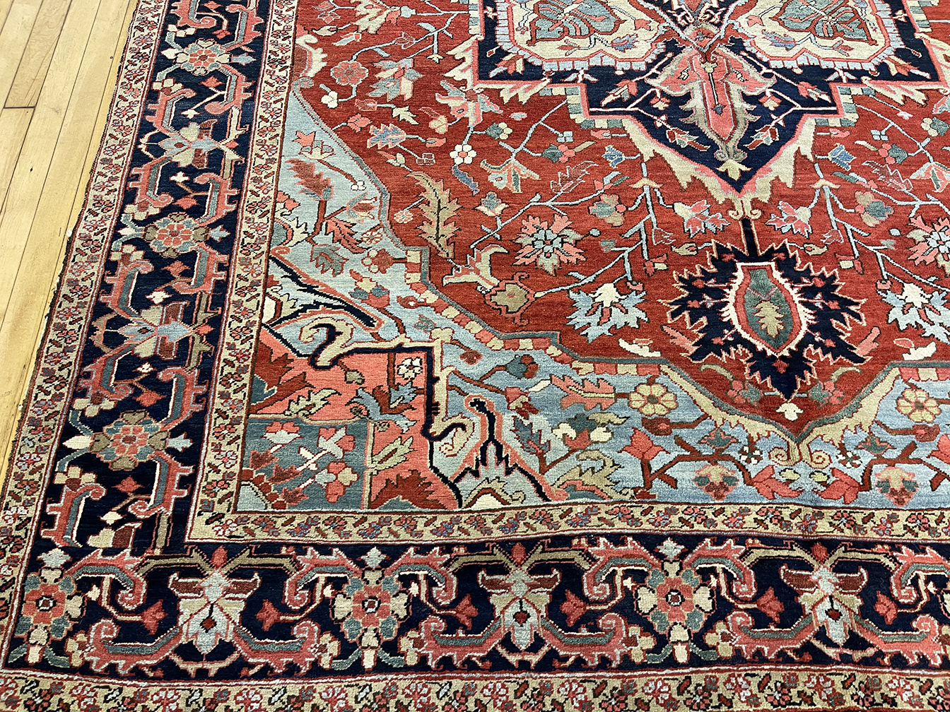 Antique heriz Carpet - # 58172