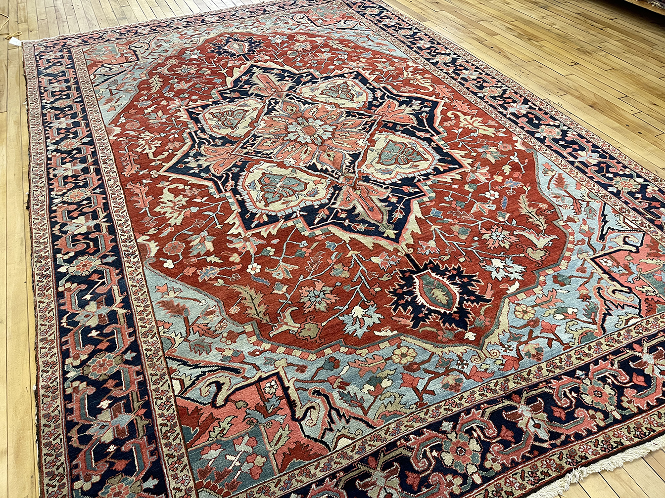 Antique heriz Carpet - # 58172