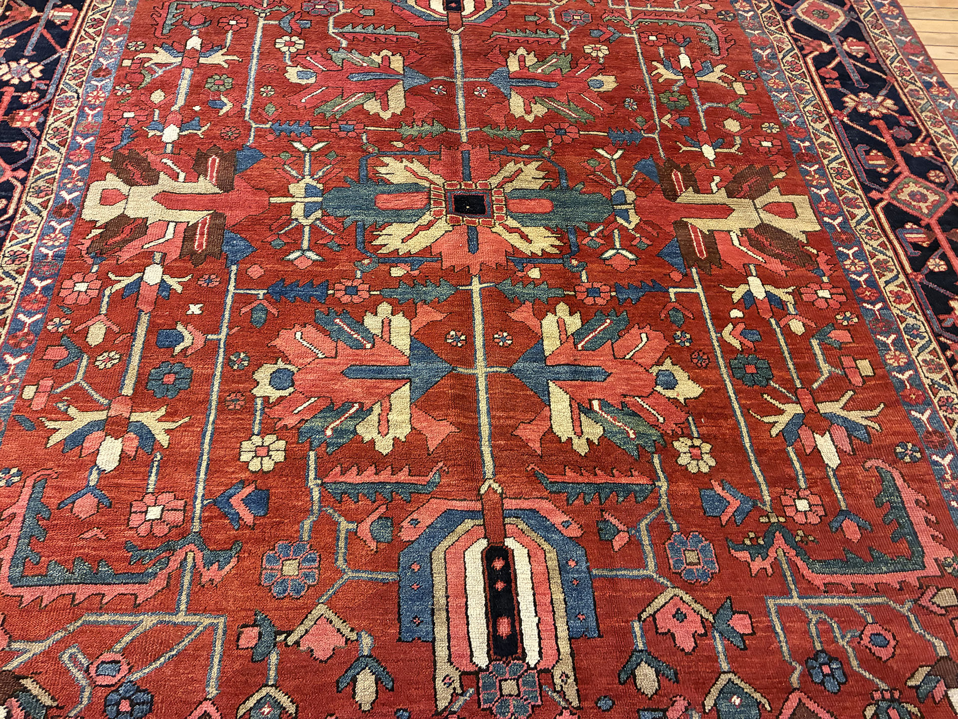 Antique heriz Carpet - # 58191