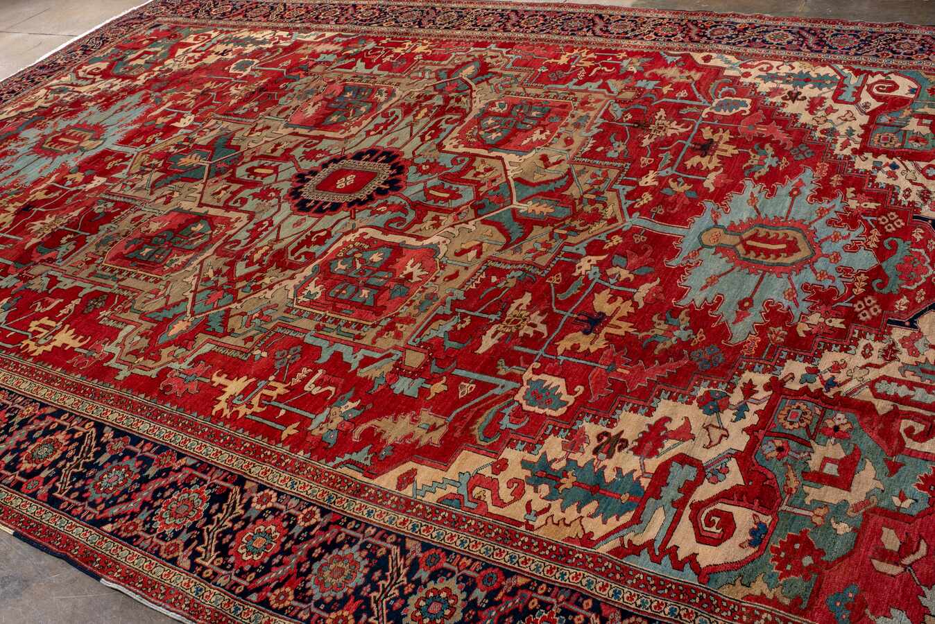 Antique heriz Carpet - # 58241