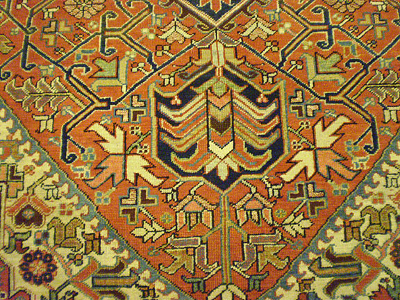 Antique heriz Carpet - # 5861