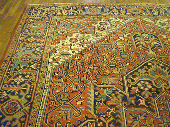 Antique heriz Carpet - # 5861