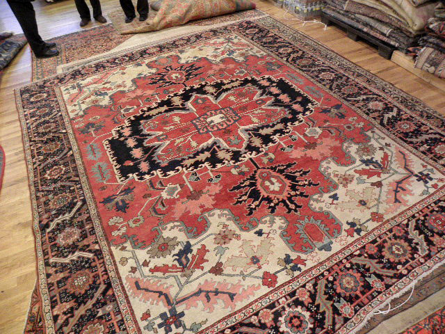 Antique heriz Carpet - # 6374
