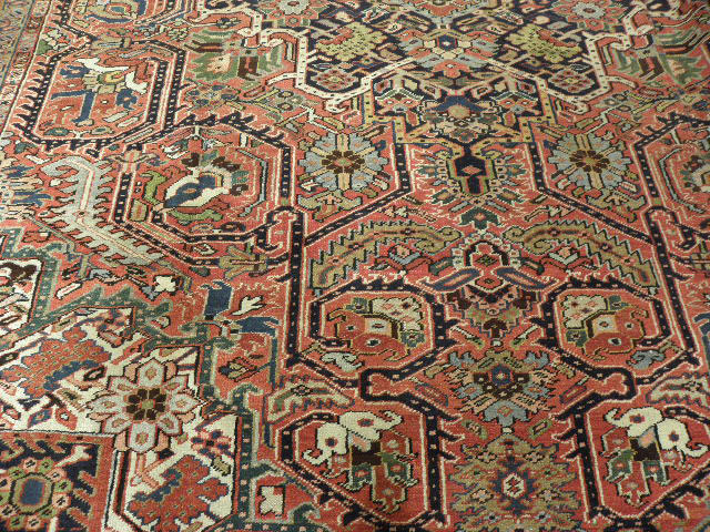 Antique heriz Carpet - # 6435