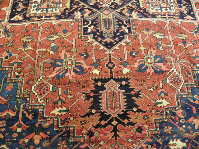 Antique heriz Carpet - # 6619