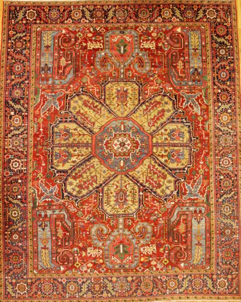Antique heriz Carpet - # 6620