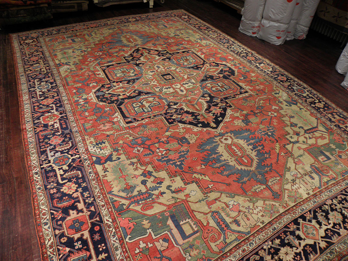 Antique heriz Carpet - # 6794