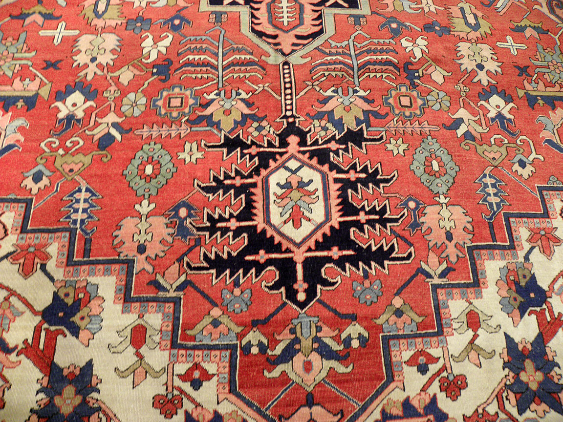 Antique heriz Carpet - # 6795