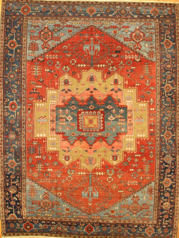 Antique heriz Carpet - # 7073