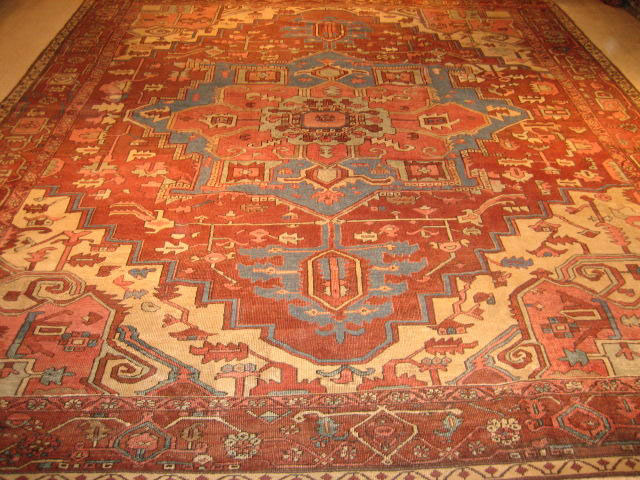 Antique heriz Carpet - # 7078