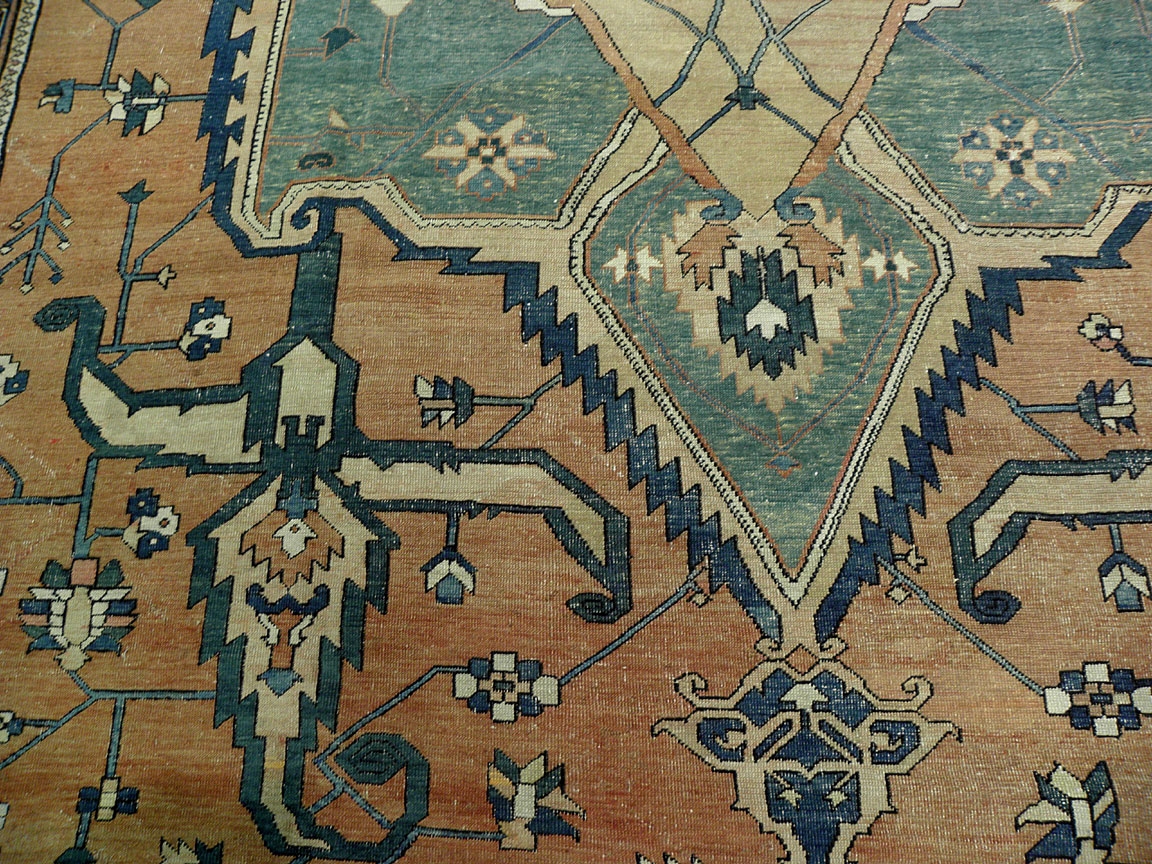 Antique heriz Carpet - # 7079