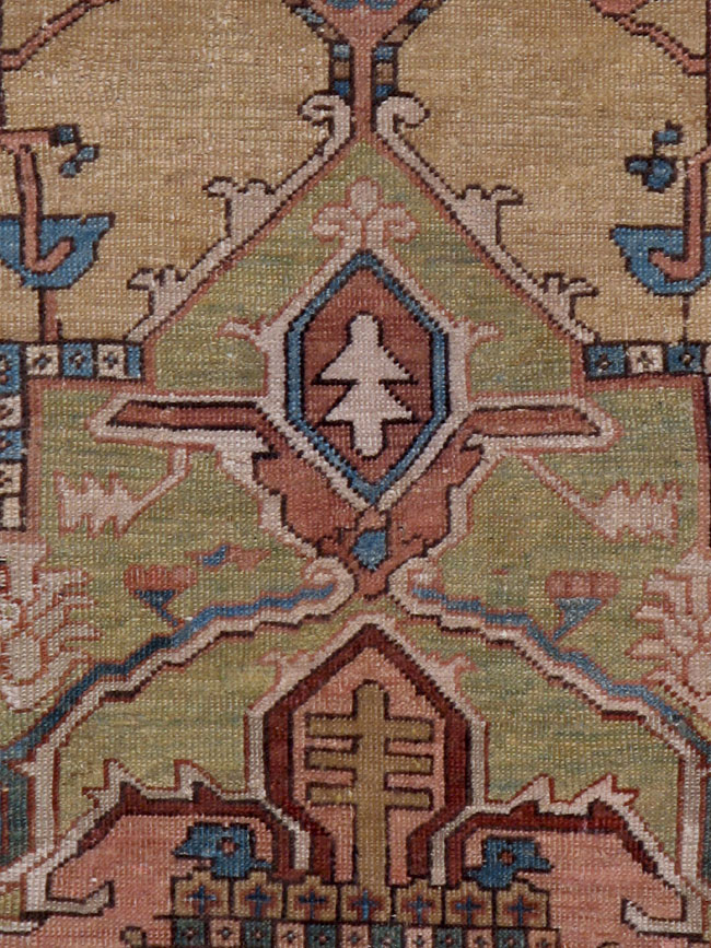 Antique heriz Carpet - # 7085
