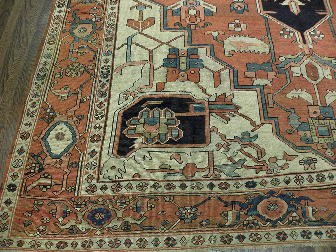 Antique heriz Carpet - # 7162