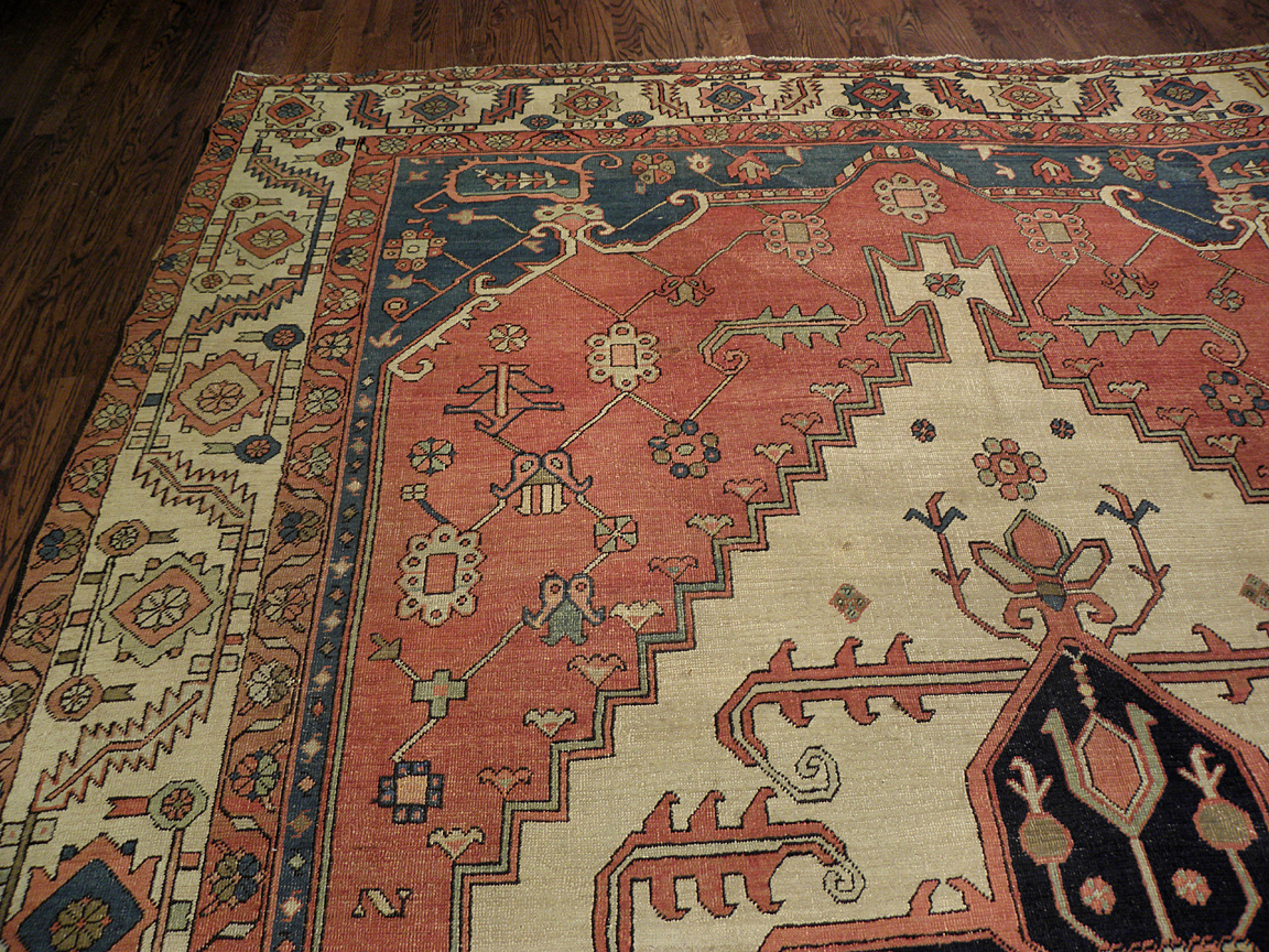 Antique heriz Carpet - # 7229