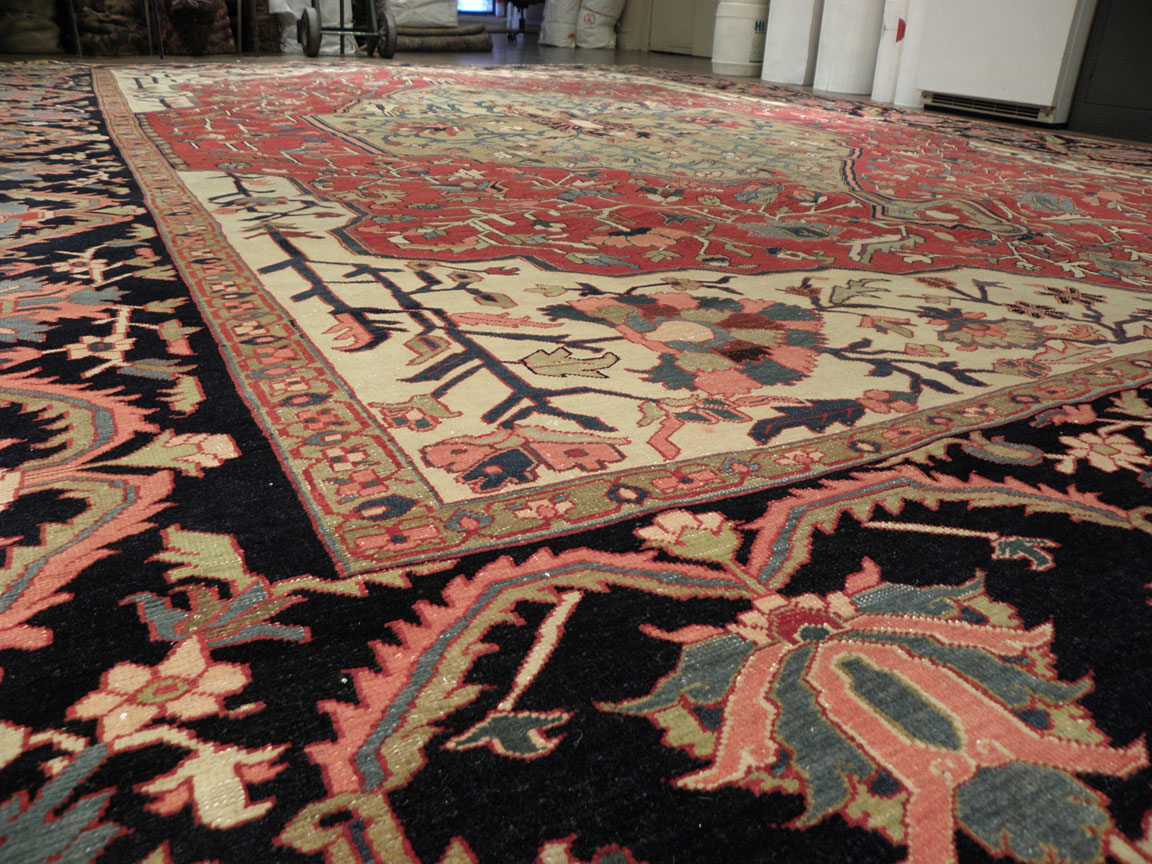 Antique heriz Carpet - # 7443
