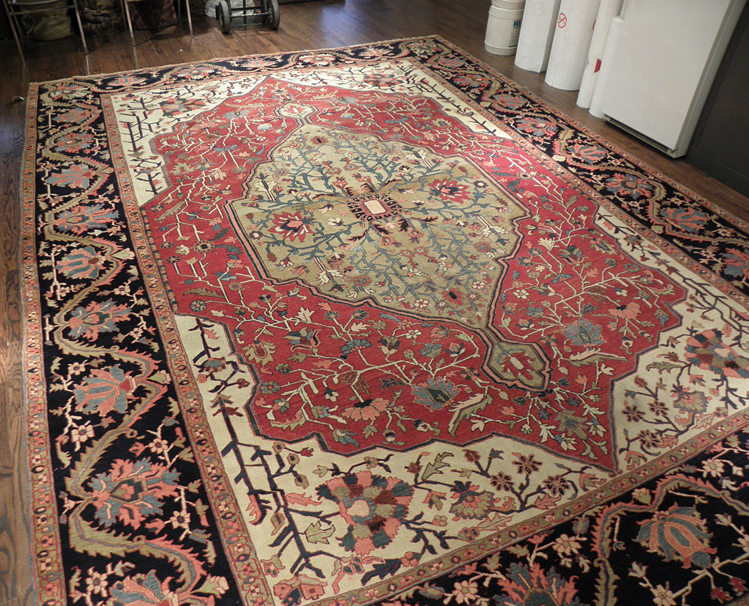 Antique heriz Carpet - # 7443