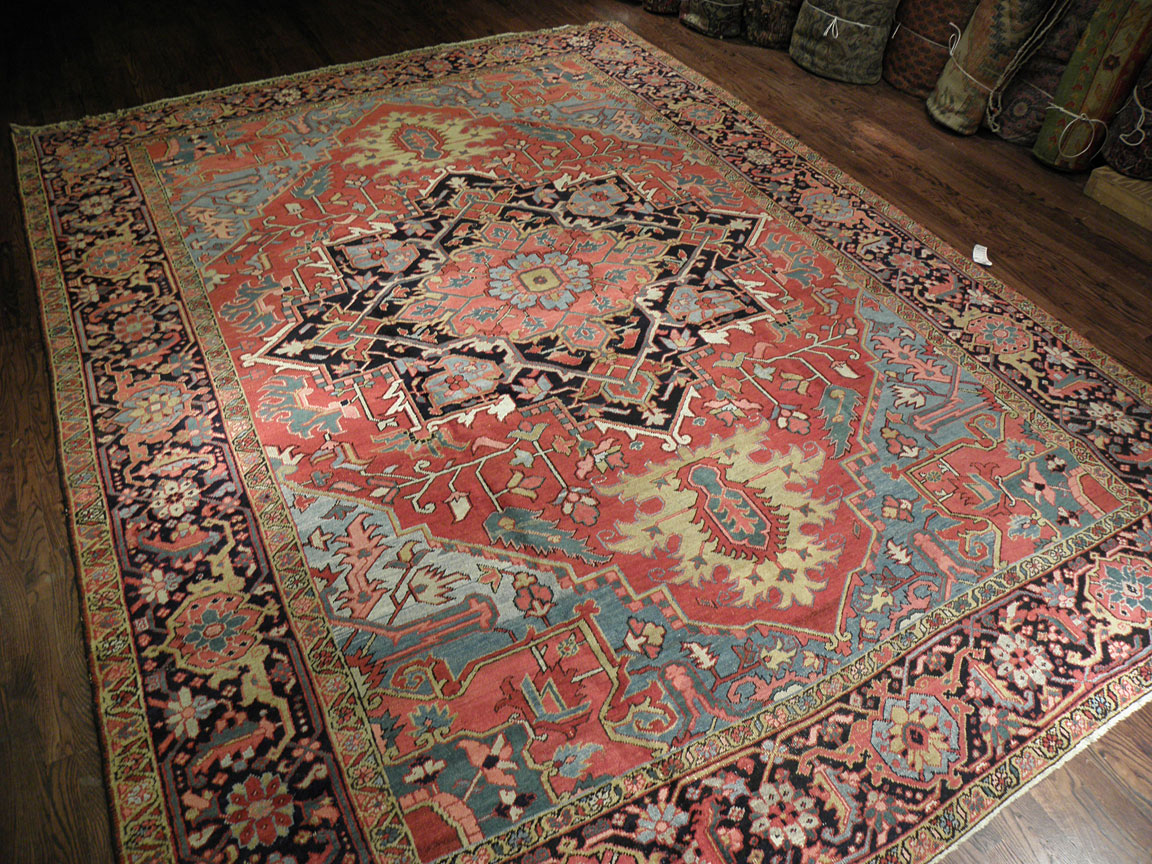 Antique heriz Carpet - # 7513