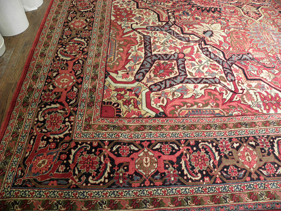 Antique heriz Carpet - # 7552