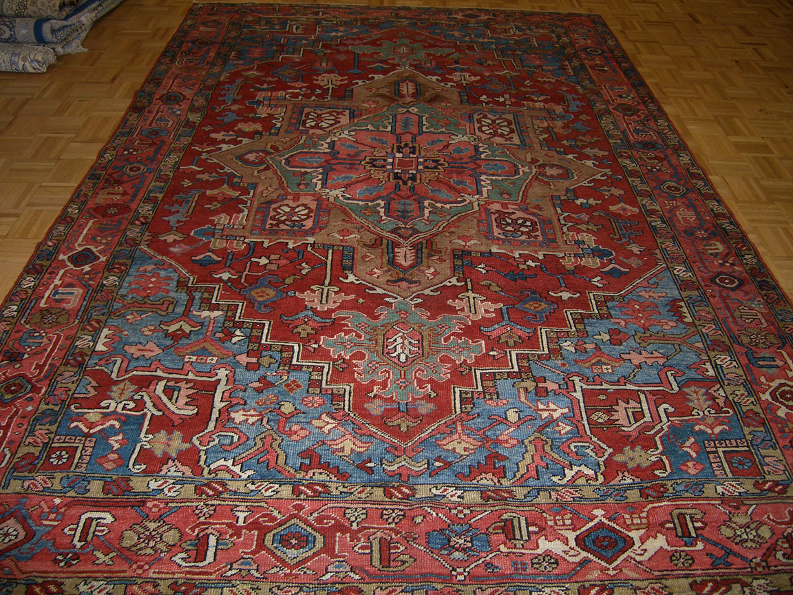 Antique heriz Carpet - # 8035