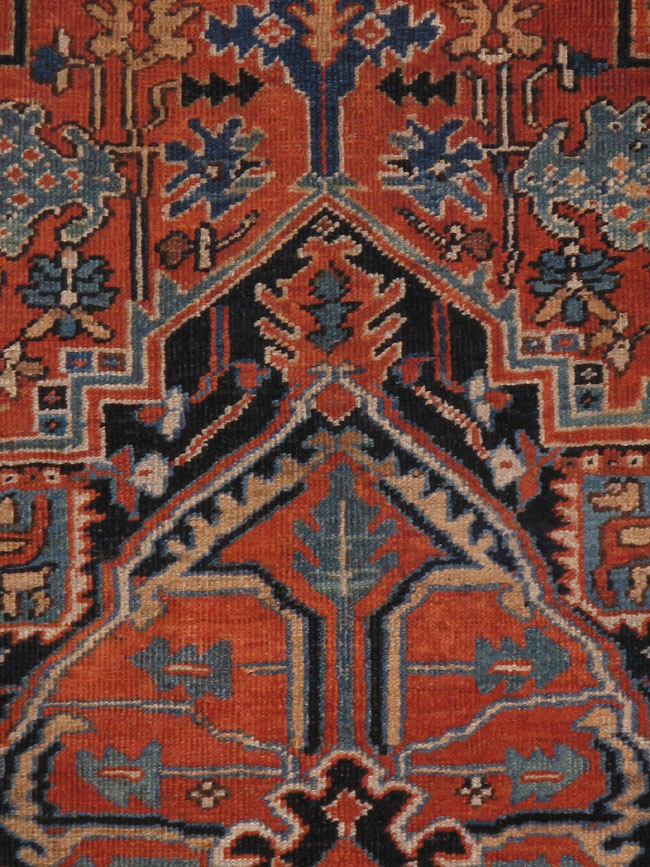 Antique heriz Carpet - # 8037
