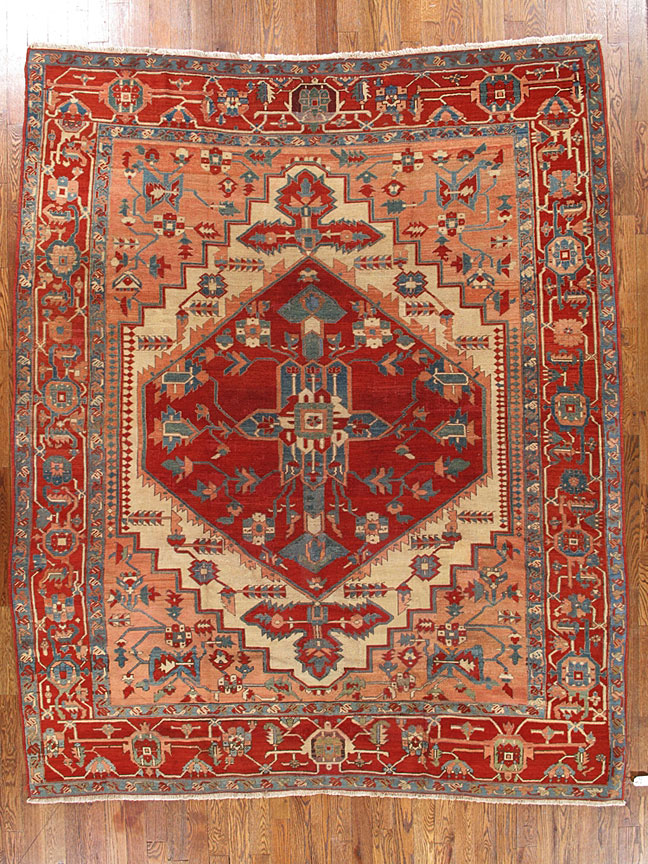 Antique heriz Carpet - # 8076